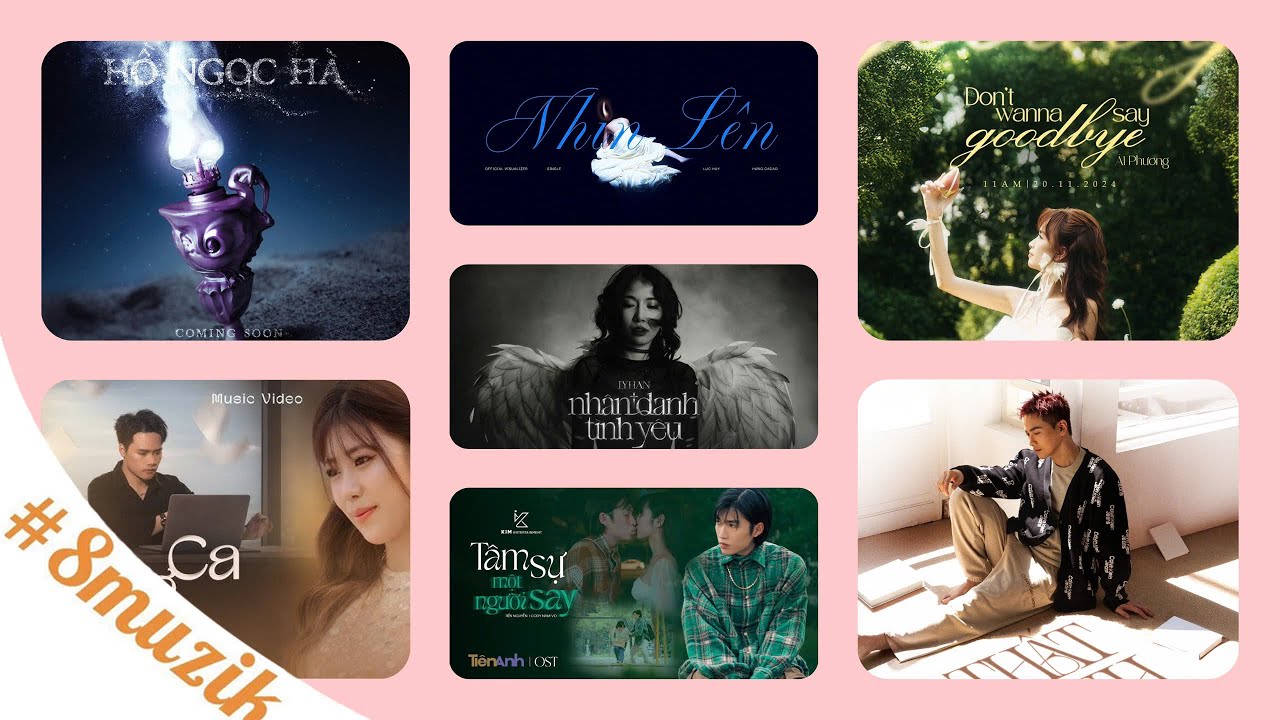 8muzik: “Chị đại” Hà Hồ, Mai Tiến Dũng đối đầu dàn sao trẻ: LyHan, Lục Huy, DAT OZY,  PiaLinh, Cody