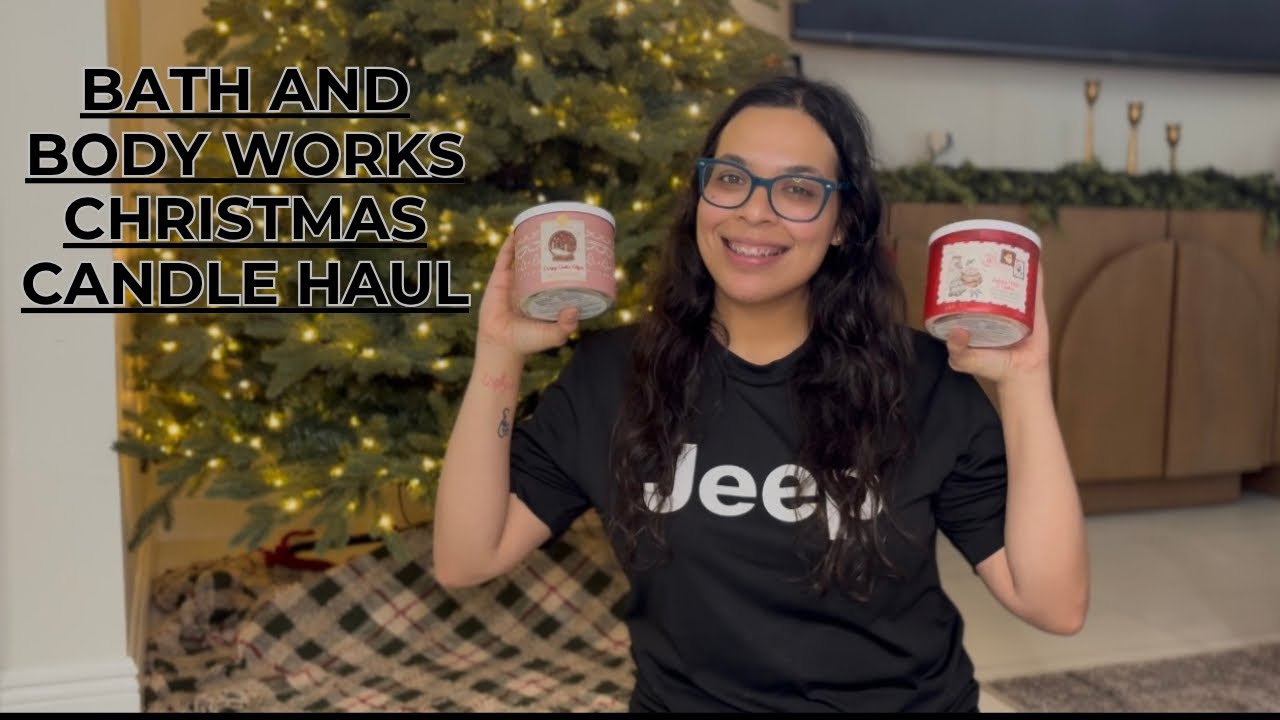 🎄🎅 BATH AND BODY WORK CHRISTMAS CANDLE HAUL | BEST PEPPERMINT CANDLE ?