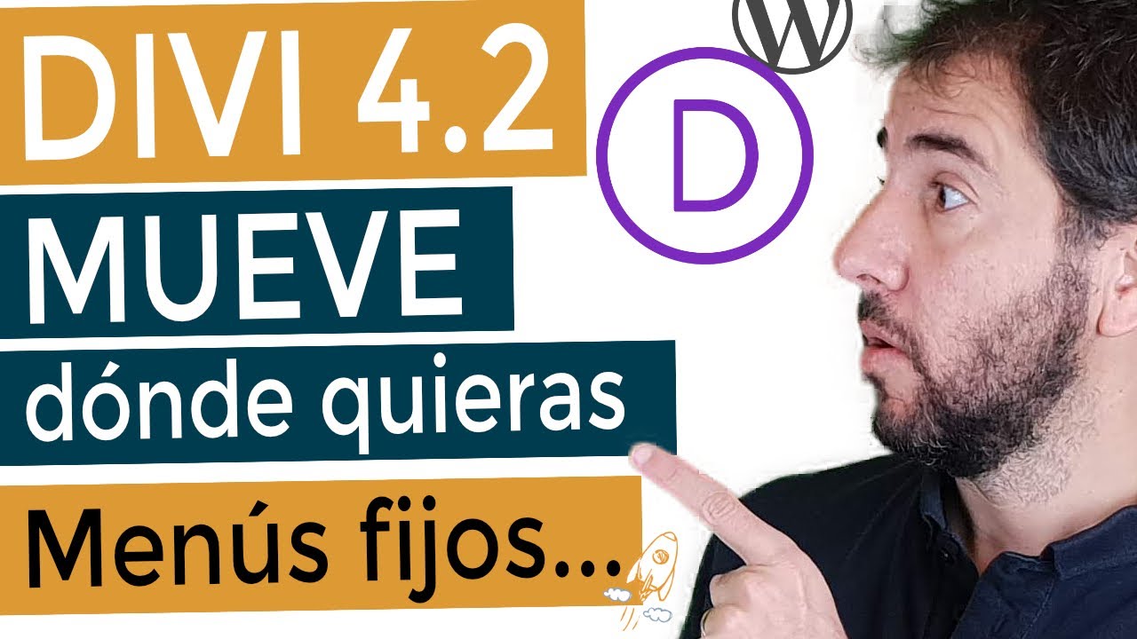 🔥 Divi 4.2: Mueve los elementos y haz el menú fijo 👉 [DIVI POSITION OPTIONS]