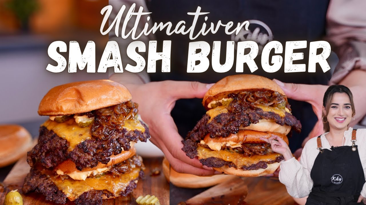 Das ultimative SMASHBURGER Rezept 🔥🍔I Fertig in 25 Minuten