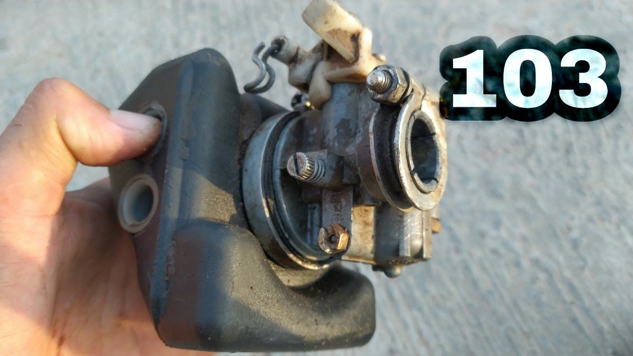 اسهل طريقة لتفكيك وتنظيف كربراتير 103