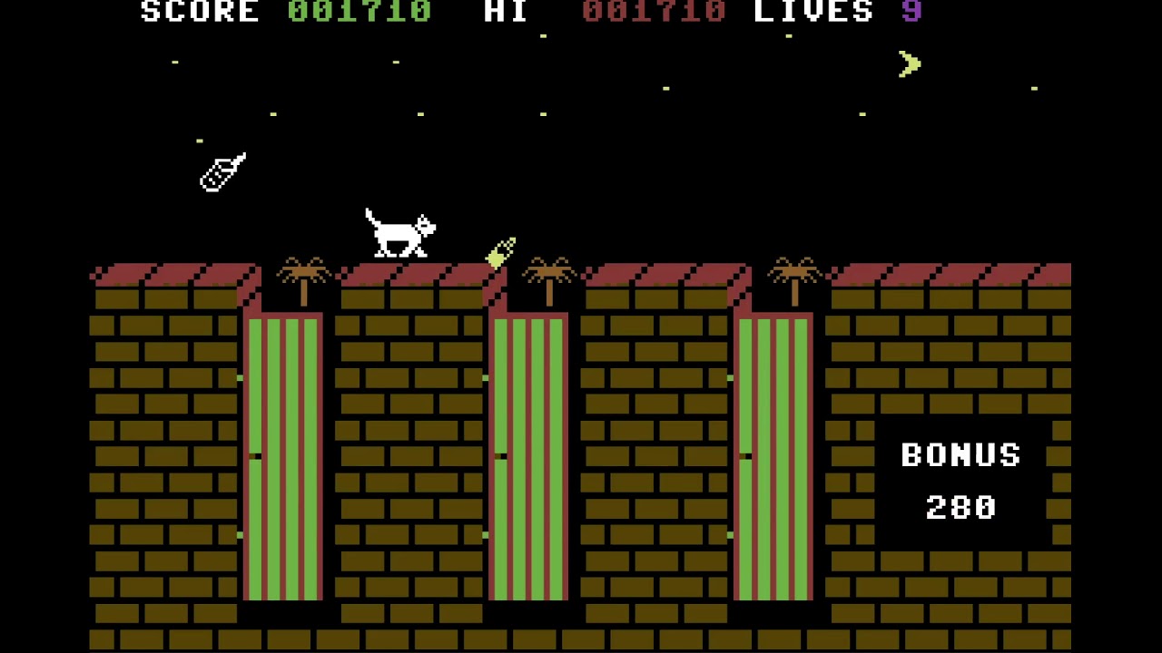 Alley Cat C64 Longplay / Full Playthrough / Walkthrough (no commentary)