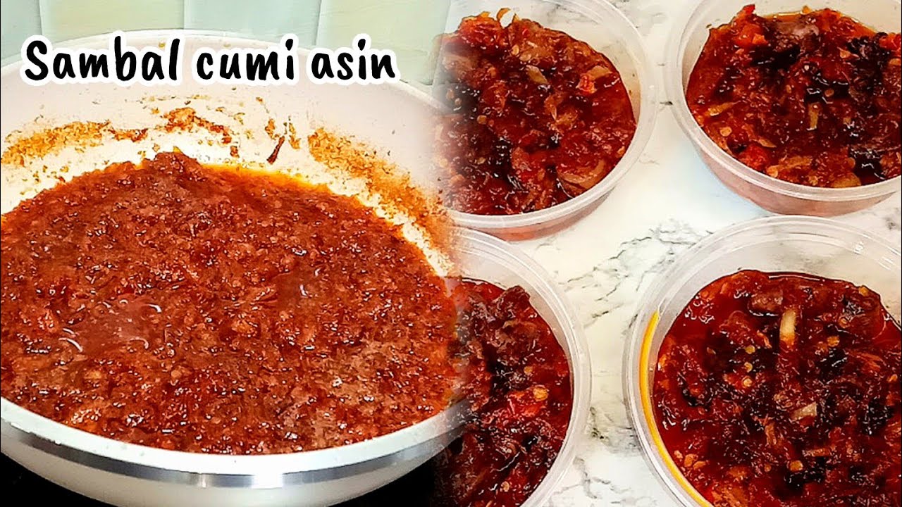 MENDADAK BANJIR ORDERAN SETELAH JUALAN INI‼️RESEP SAMBAL CUMI ASIN YANG SUPER ENAK BANGET