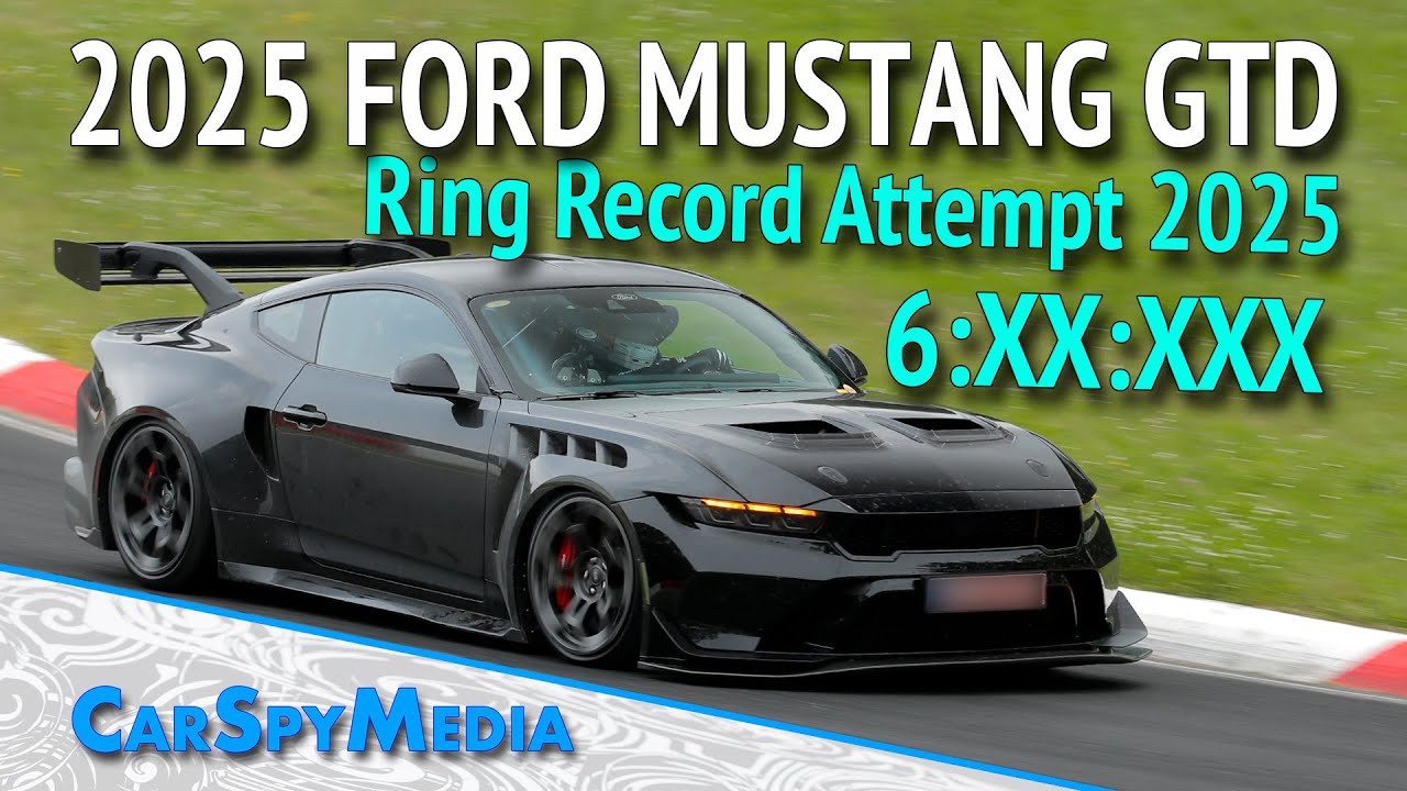 PURE SOUND!!! 2025 Ford Mustang GTD Caught Testing Again For New Nürburgring Ring Record Attempt