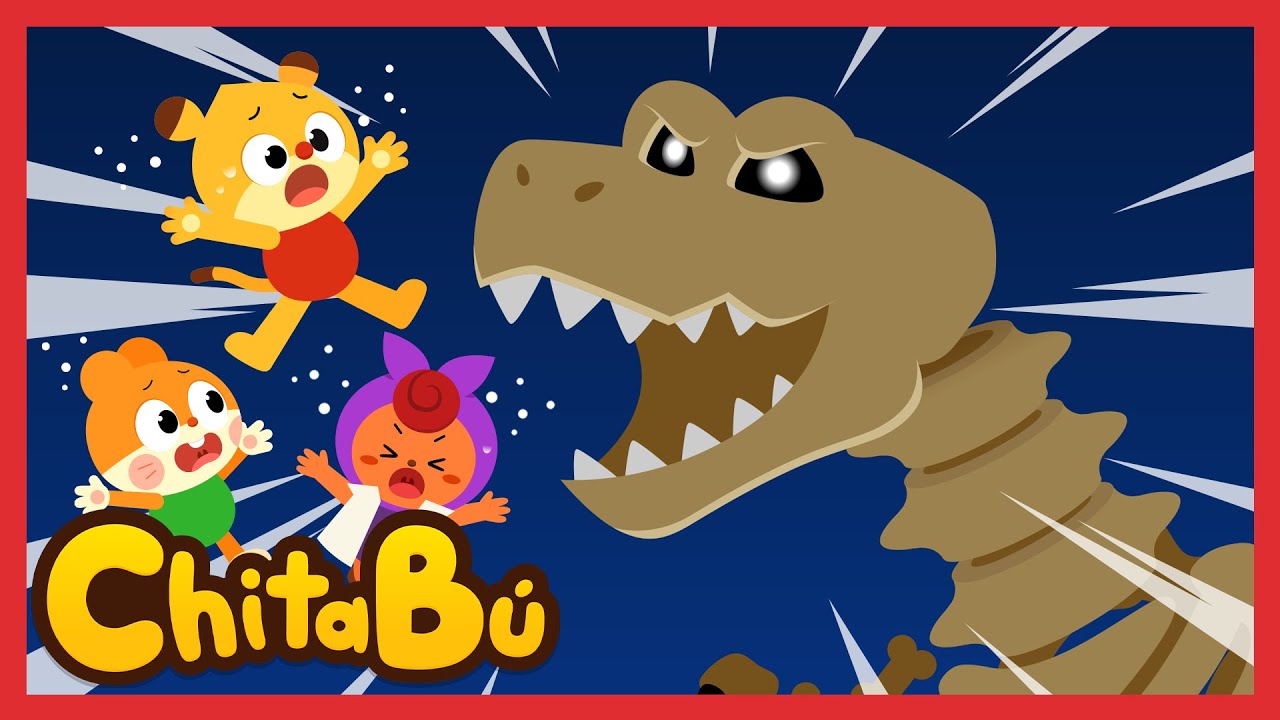 💀Esqueletos de Dinosaurios🦖 |🦴Restos, Huesos, F&oacute;siles 🦴 | Canciones Infantiles | #ChitaB&uacute;