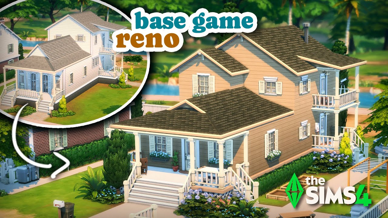 Riverside Roost Renovation (Base Game) | The Sims 4 Speed Build
