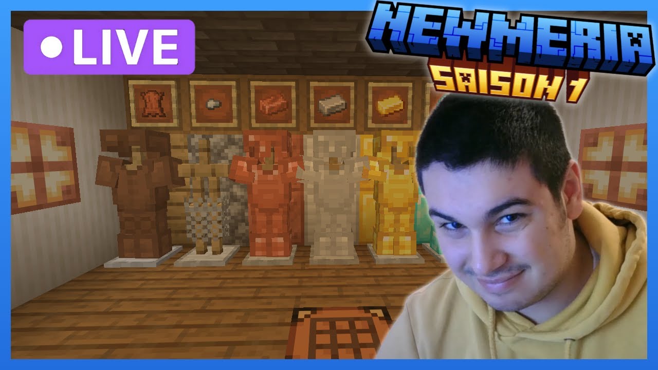LA SALLE D'ARMURERIE !! | Minecraft Newmeria Saison 1