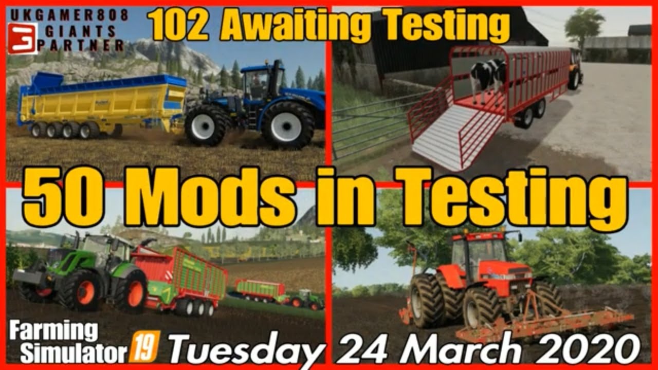 Giants Mods in Testing & Modhub update farming simulator 19