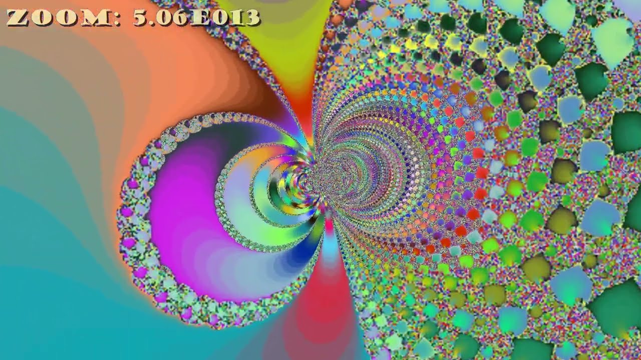 Mandelbrot Perfectly Hard Zoom, 100 000 000 Iterations!
