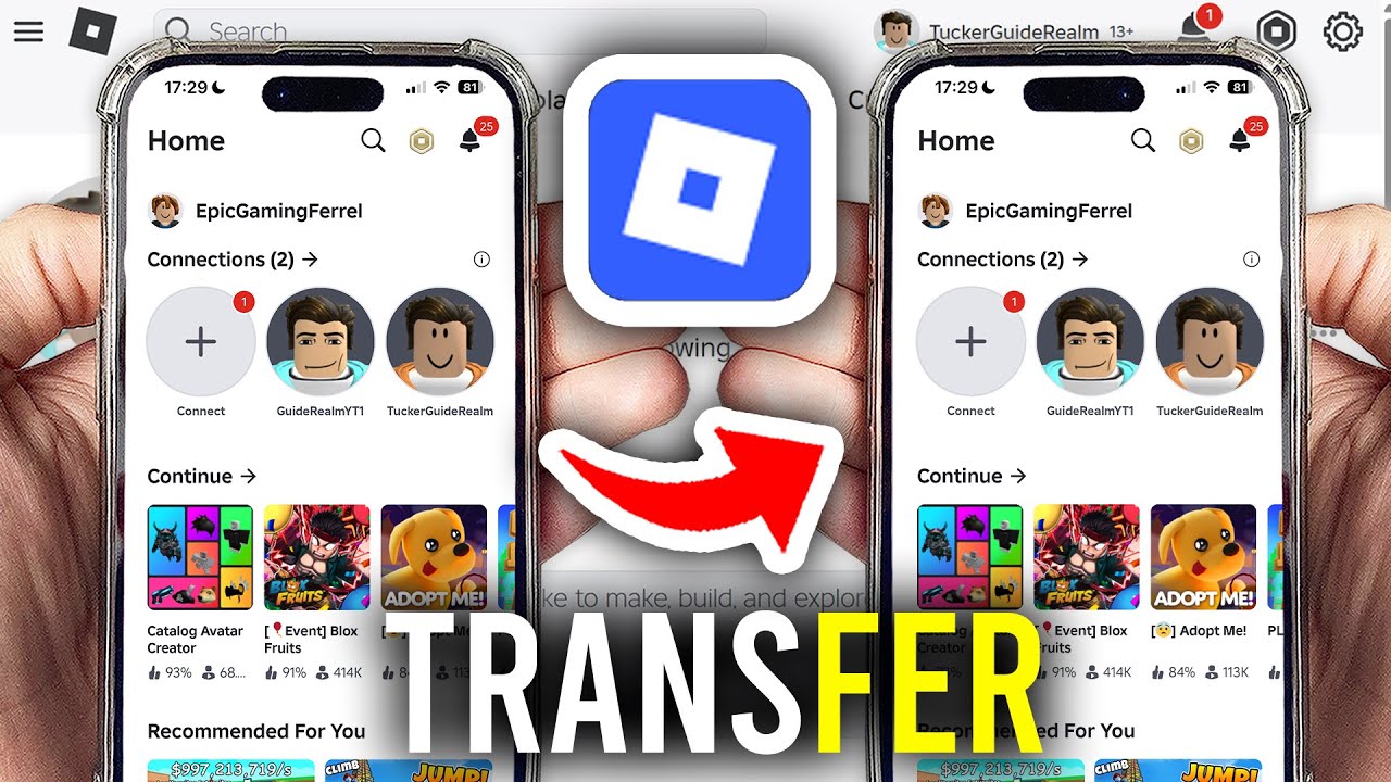 How To Transfer Roblox Account To Another Device - Step By Step