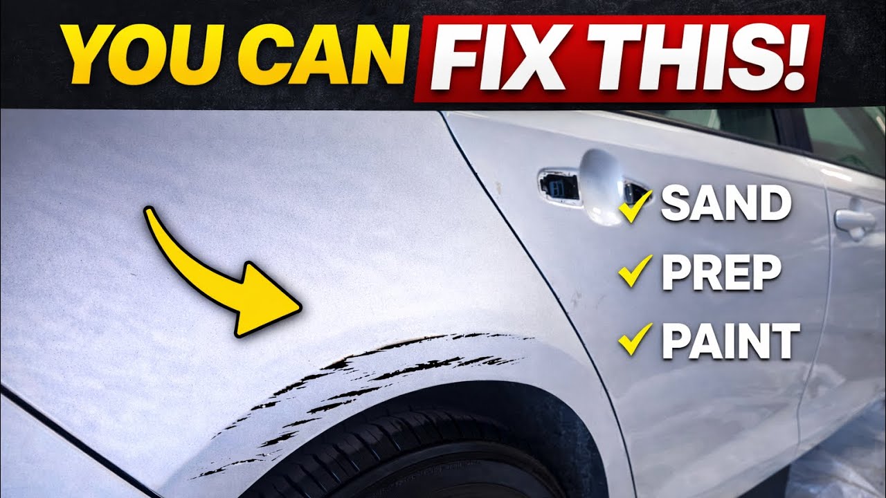 Car Paint Repair in 3 Easy Steps (Beginner Guide)