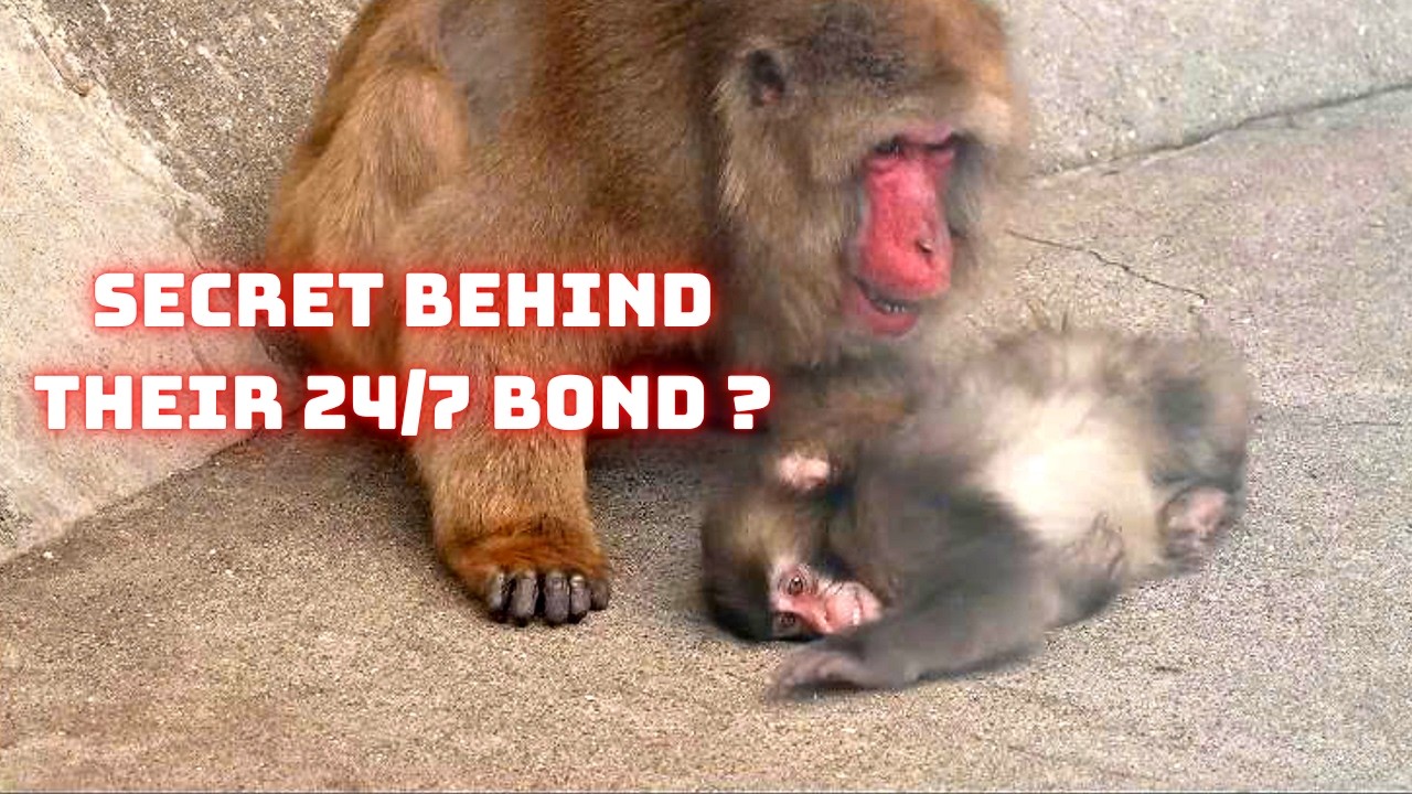Lonely Baby Monkey Finds Comfort in the Most Unexpected Friend.