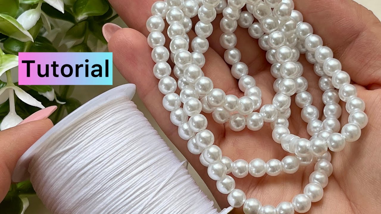 DIY Pearl Macrame Bracelet | Easy and Elegant Tutorial