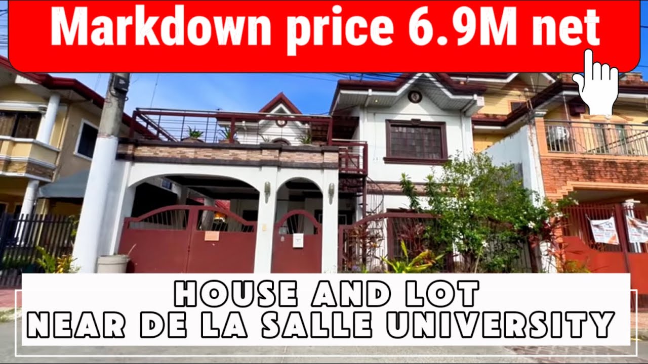 V843-25 House and lot near de la salle university 2 storey 5 bedrooms 24/7 security