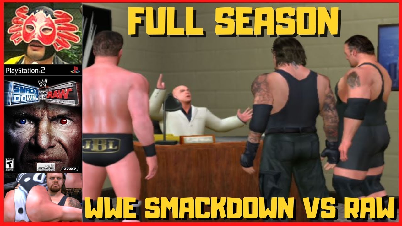WWE SmackDown vs. Raw (PS2) Season Mode The Undertaker 🦀 #svr