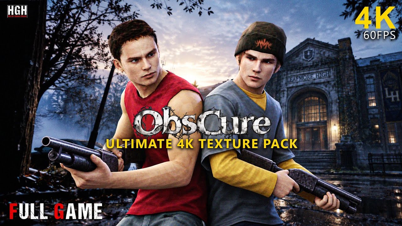 OBSCURE | ULTIMATE 4K TEXTURE PACK | 100% BEST ENDING | FULL GAME Walkthrough | No Commentary