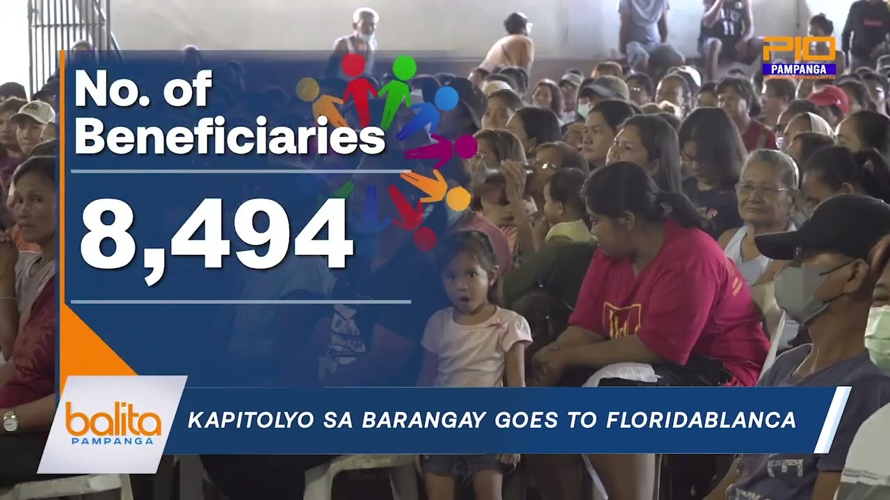 Gov Delta inikot ang bayan ng Floridablanca bitbit ang Kapitolyo sa Barangay program