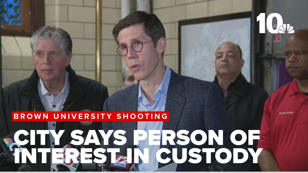 Person of interest in custody in Brown University shooting