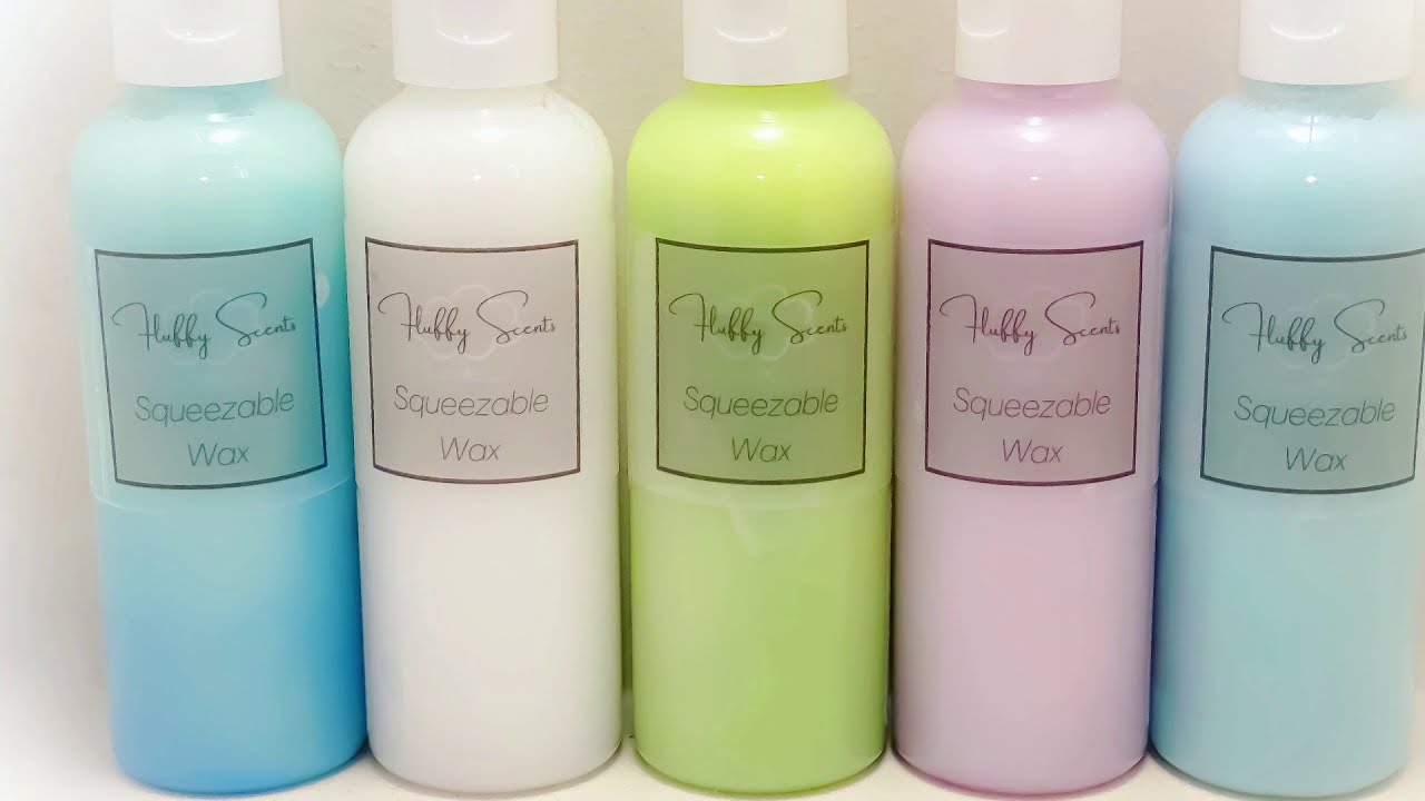 How to make squeezy / squeezable wax melts in a bottle #waxmelts #squeezywax #squeezablewax