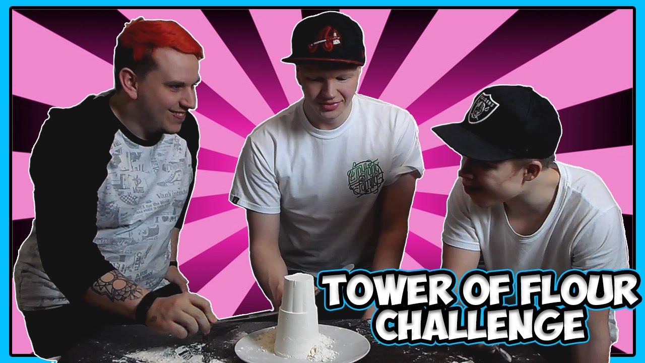 Tower Of Flour Challenge - Flour Everything !!! w/ AshDubh, TheJMC