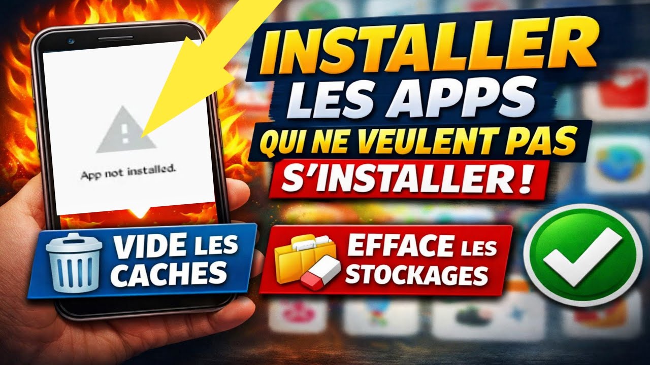 Comment installer une application qui refuse de s’installer sur Android