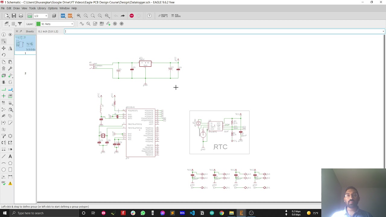 Eagle PCB Tutorial | Component Placement Technique in PCB