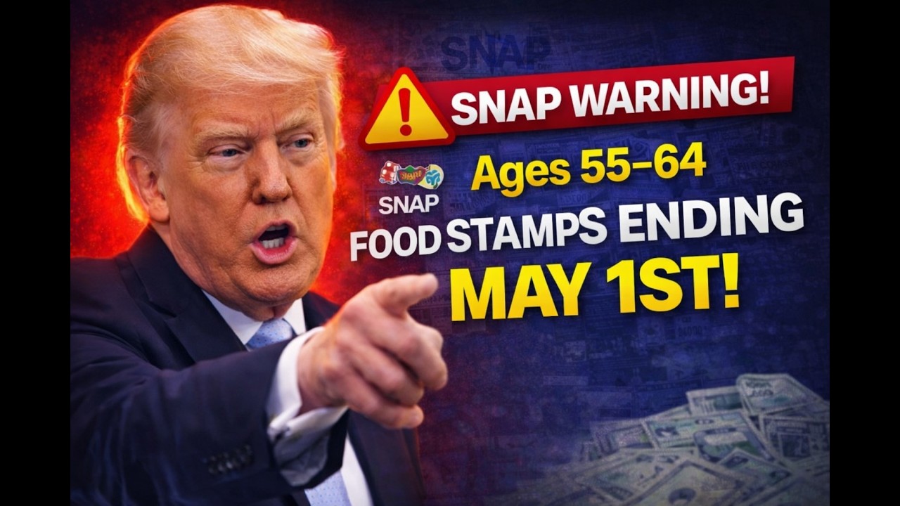 2026 SNAP Alert: Ages 55&ndash;64 Your Food Stamps End May 1st &mdash; Do THIS Now