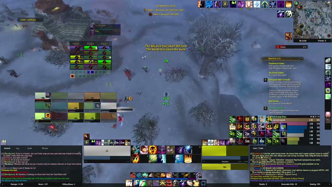 Shadow Priest PVP | Arathi Basin | 40-49 Bracket | Bronzebeard Ascension | Warcraft Reborn
