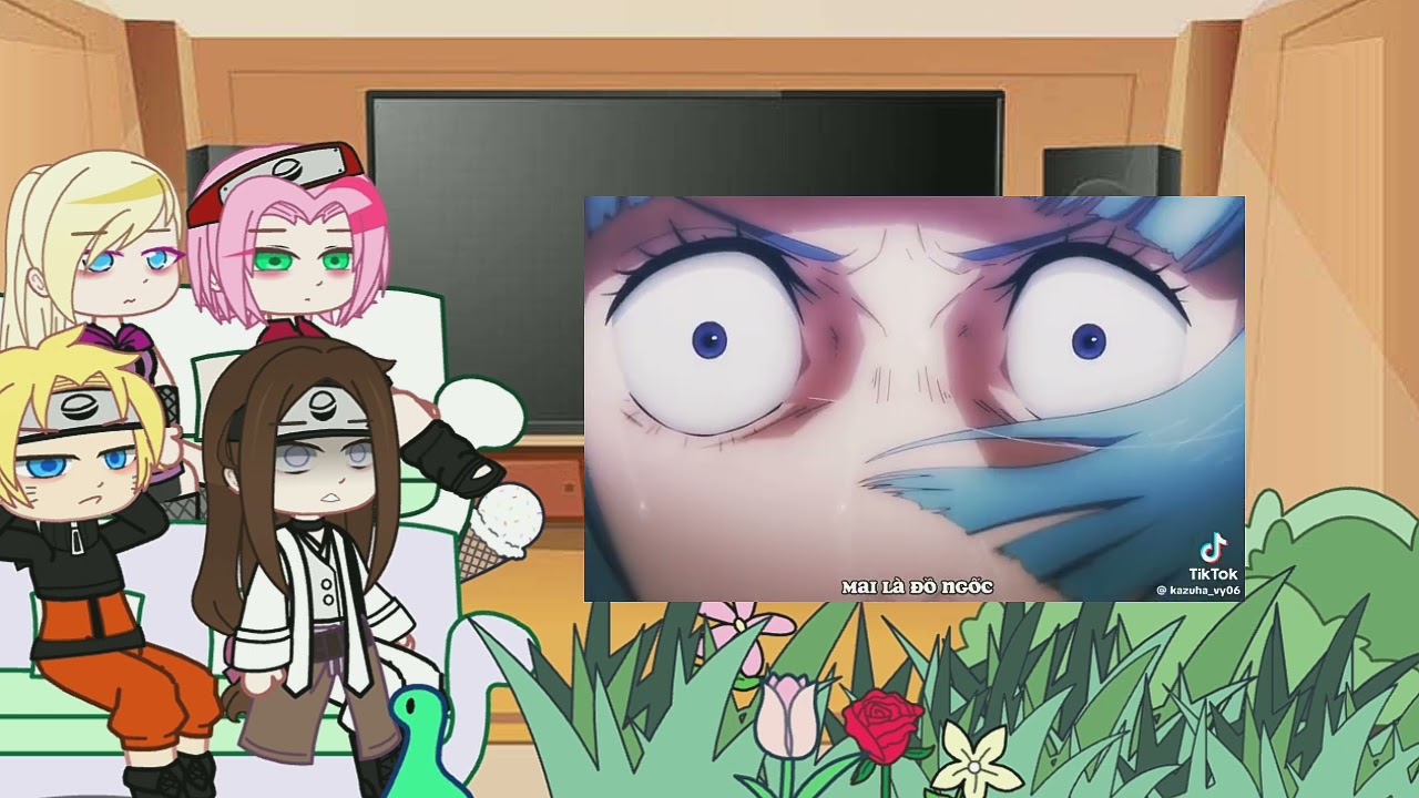 Naruto friends react to Hyuga Hinata as Maki Zen'in |No ship|