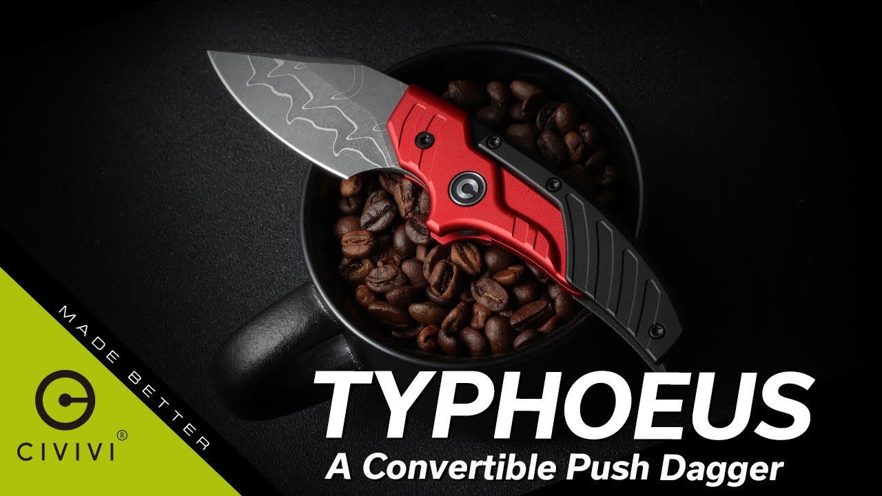 CIVIVI TYPHOEUS, A Convertible Push Dagger!!