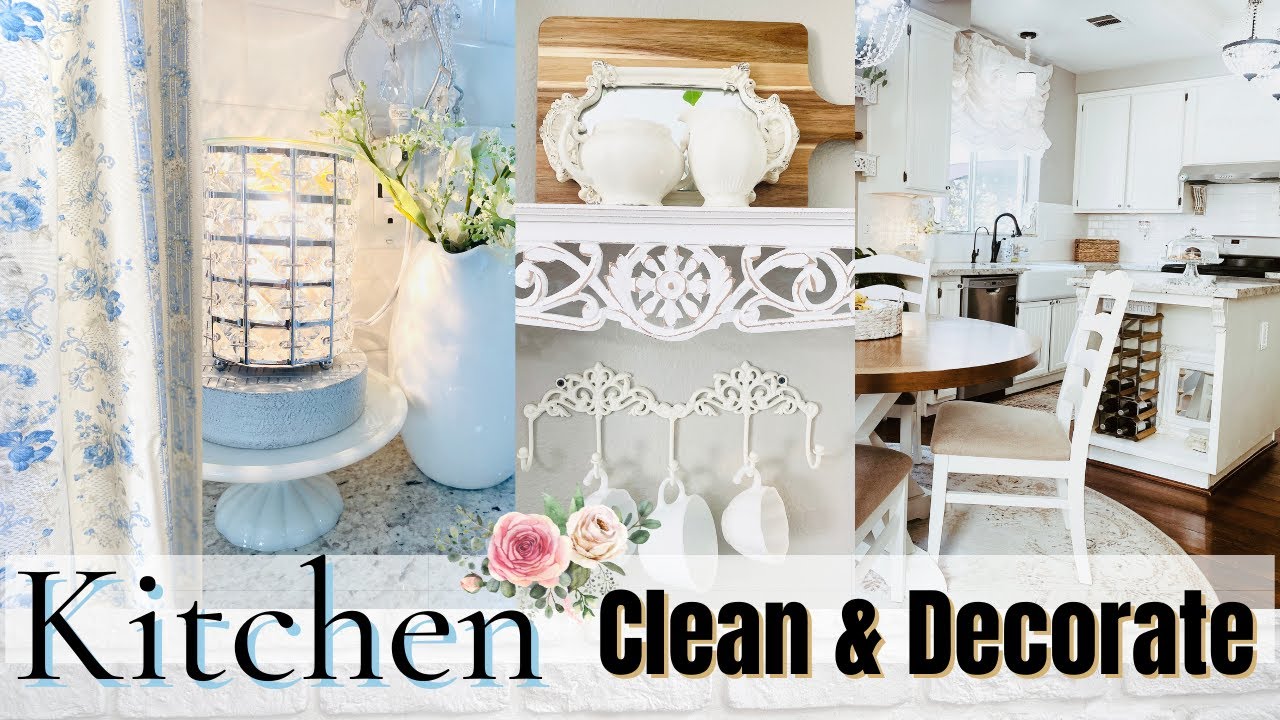 KITCHEN DECOR CHANGES ~ CLEAN + DECORATE ~ FRENCH COUNTRY DECOR ~ DECORATING IDEAS ~ Monica Rose