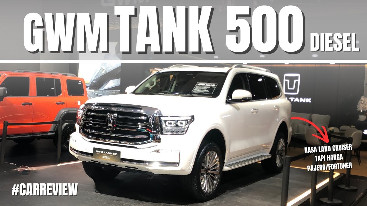 Rival terberatnya Pajero Sport dan Fortuner‼️| GWM TANK 500 Diesel| #carreview 