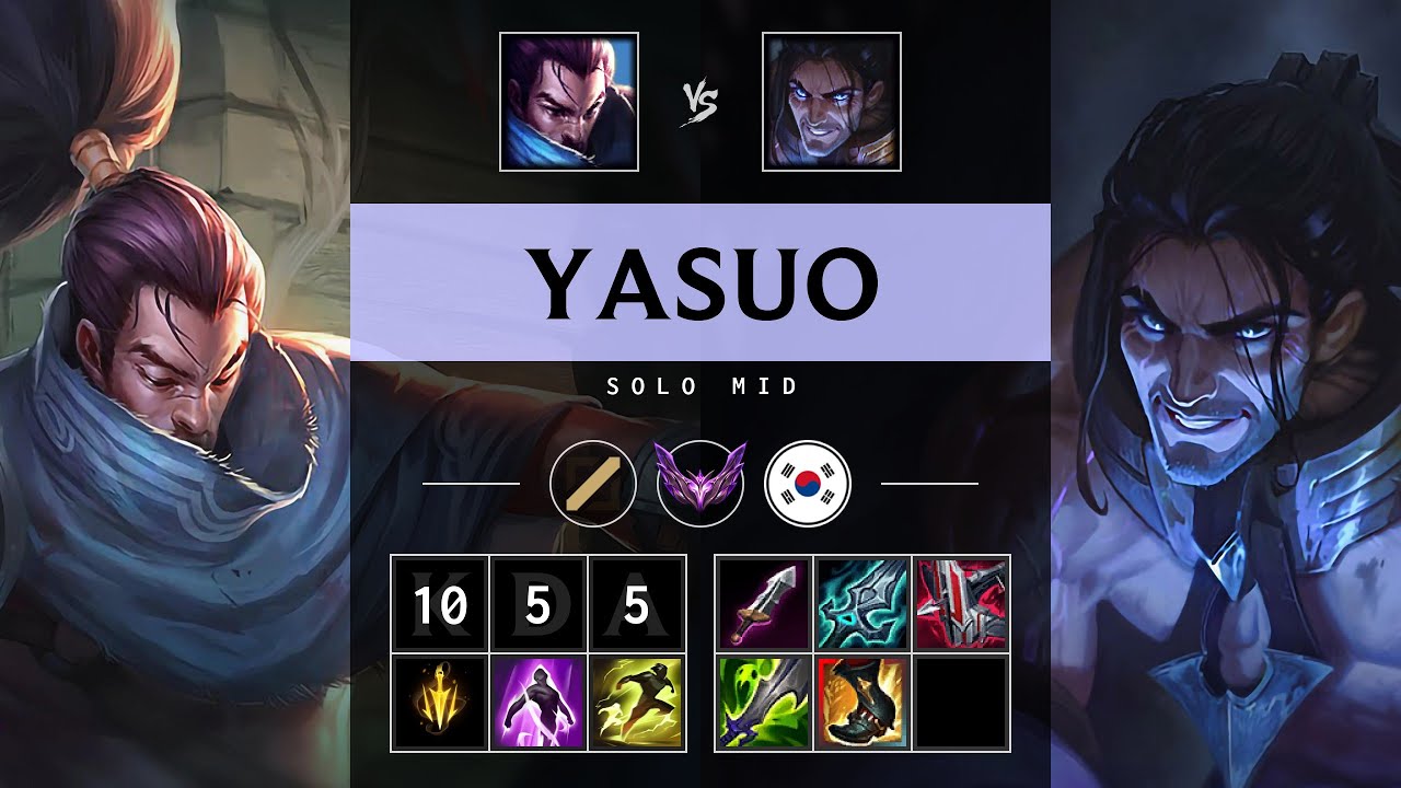 Yasuo Mid vs Sylas - KR Master Patch 25.07