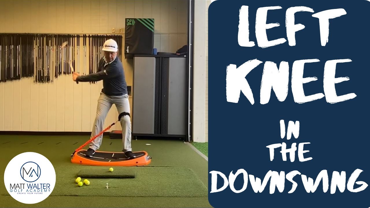 Left Knee move for your downswing