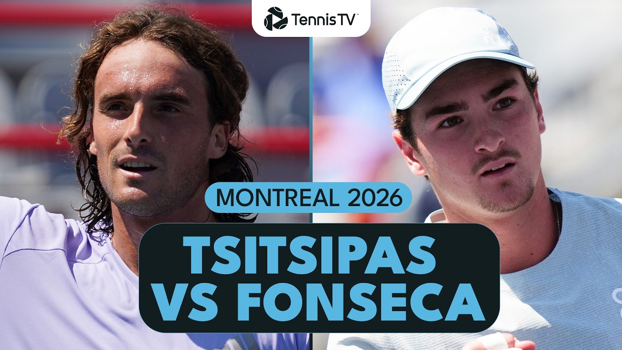 Stefanos Tsitsipas vs Joao Fonseca FUN Match 💥 | Montreal 2026 Match Highlights