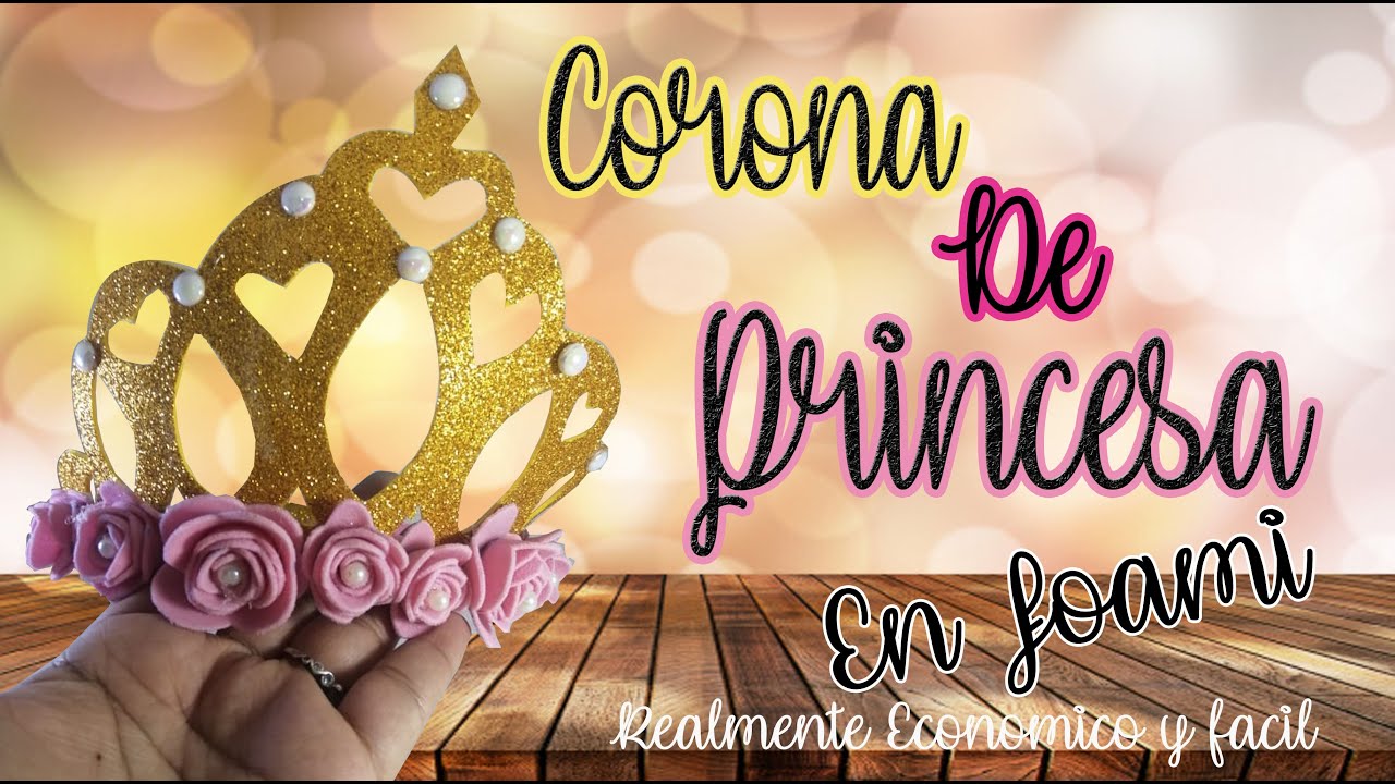 CORONA PARA PRINCESA EN FOAMI