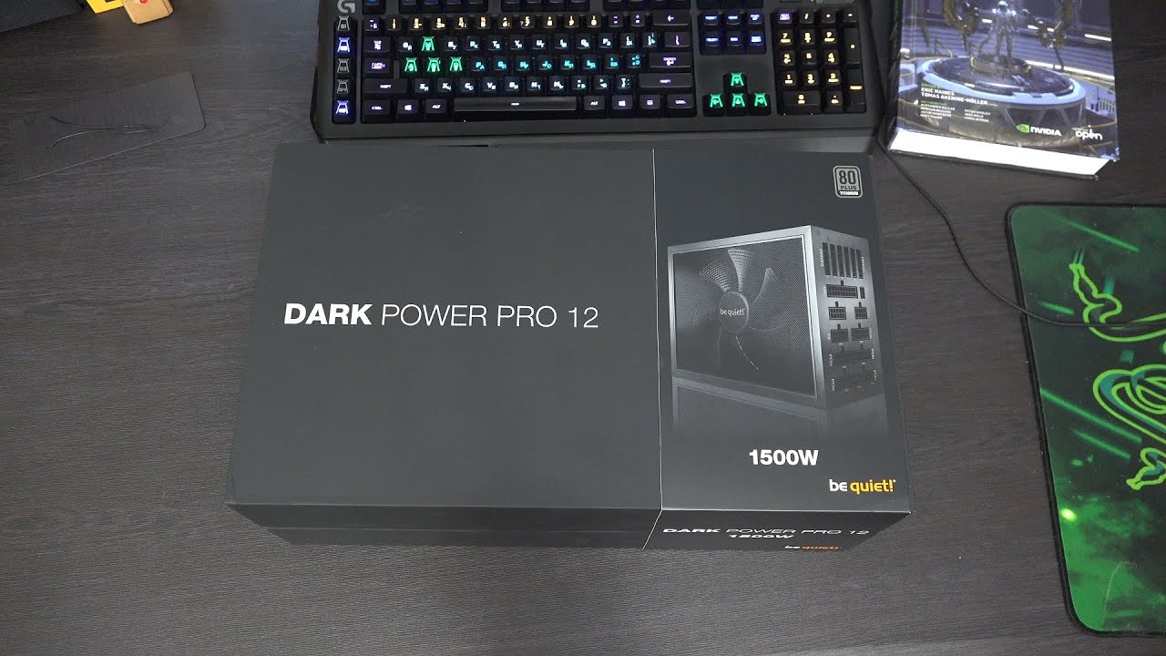 Блок питания Be Quiet! Dark Power PRO 12 1500W (BN312). Распаковка.