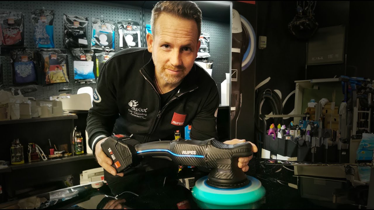 Rupes HLR15 och HLR21 unboxing av nya batteridrivna polermaskinerna. Detta är BAS kit.