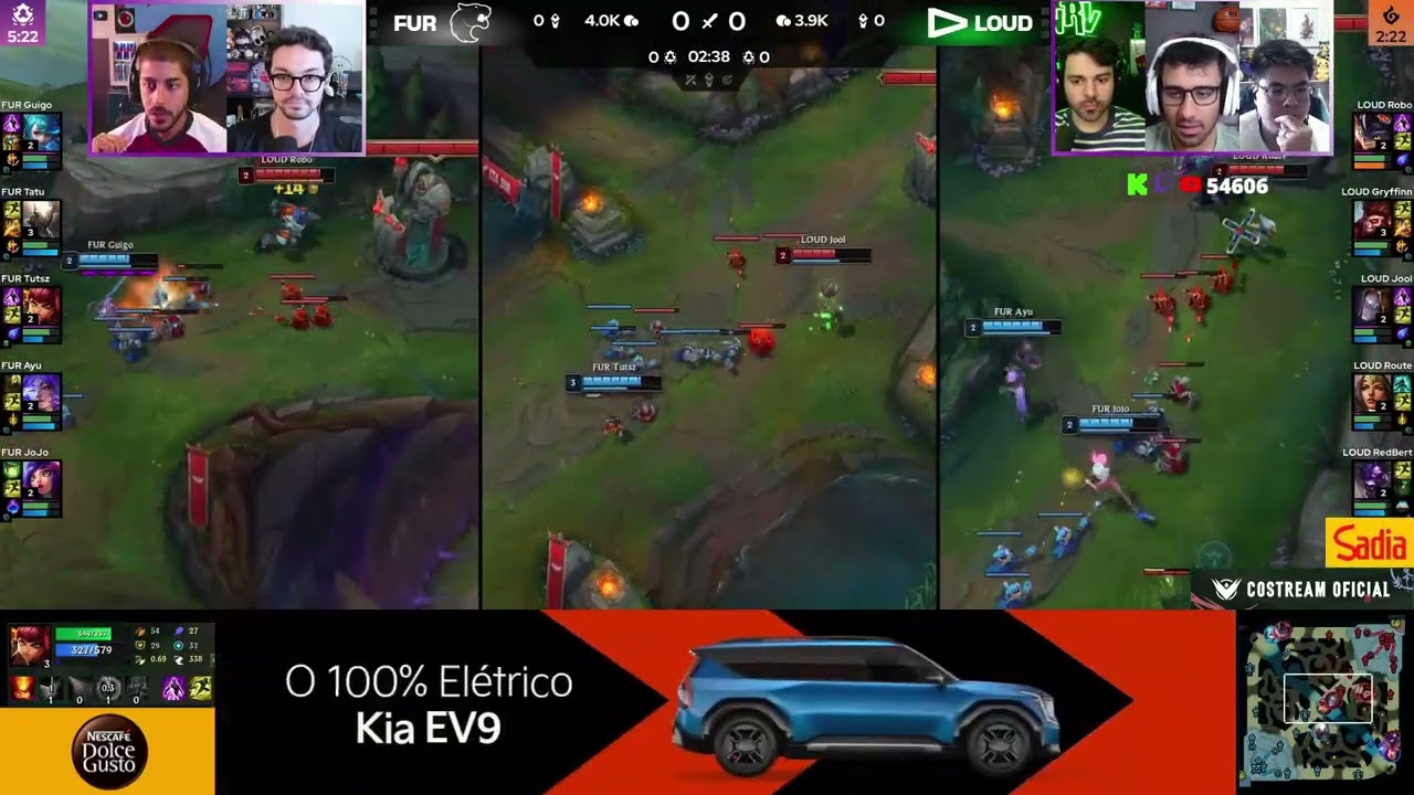 LOUD x FURIA | Jogo 1 - MD5 | Playoffs | LTA SUL Split 3 - 2025 | Ilha das Lendas