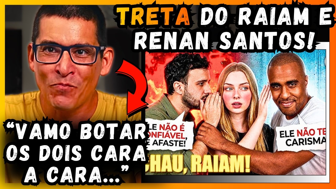 Trezoitão reage a TRETA do Raiam Santos vs Renan do MBL...