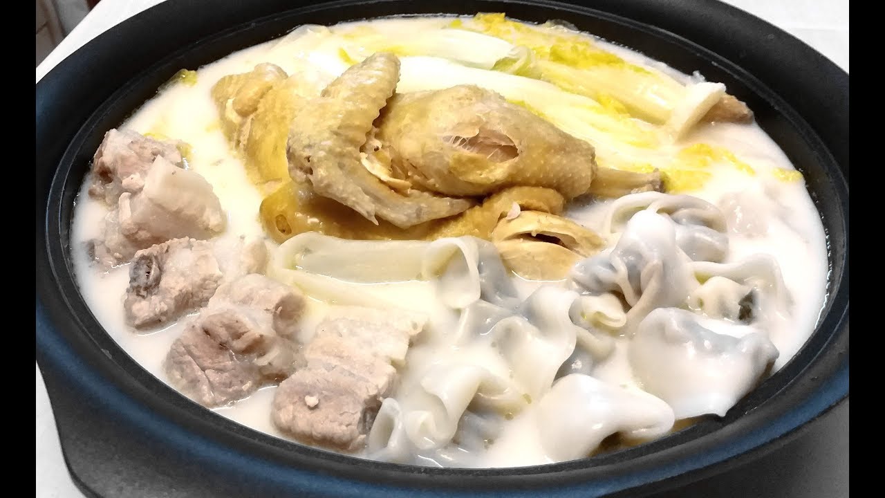 【20無限】: 砂鍋雲吞雞 ( 用這東西湯底立即變白 ) Wonton Chicken