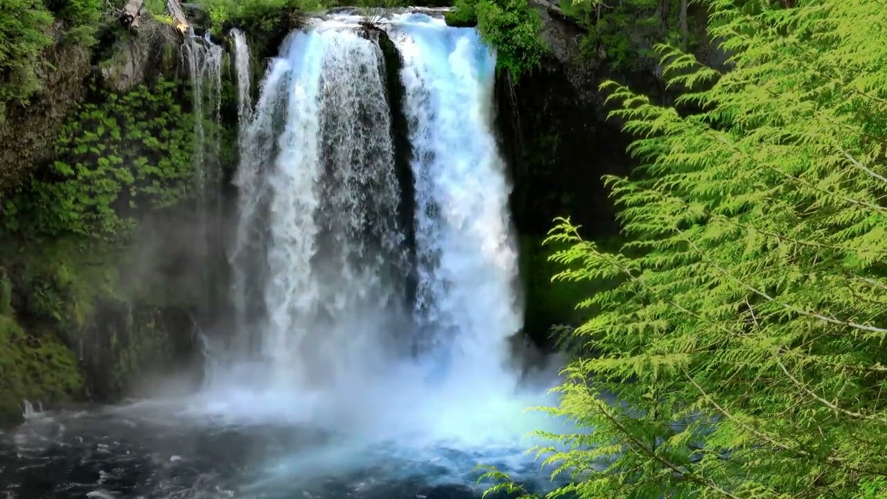 WATERFALL RELAXING VIDEO 💧 | Chill Music 🎶 | HD 4K