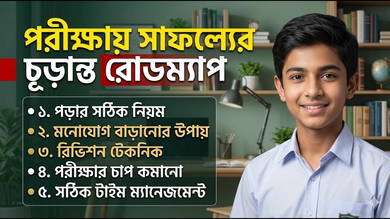 পরীক্ষায় টপার হওয়ার গোপন ফর্মুলা: চূড়ান্ত জয়লাভের মাস্টারপ্ল্যান। The Ultimate Exam Strategy