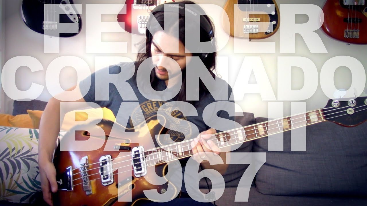 Vintage 1967 Fender Coronado Bass II Review by Andres Rotmistrovsky