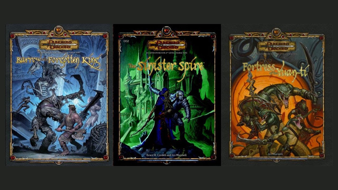 Module Trio: Barrow of the Forgotten King / The Sinister Spire / Fortress of the Yuan-Ti Adventures