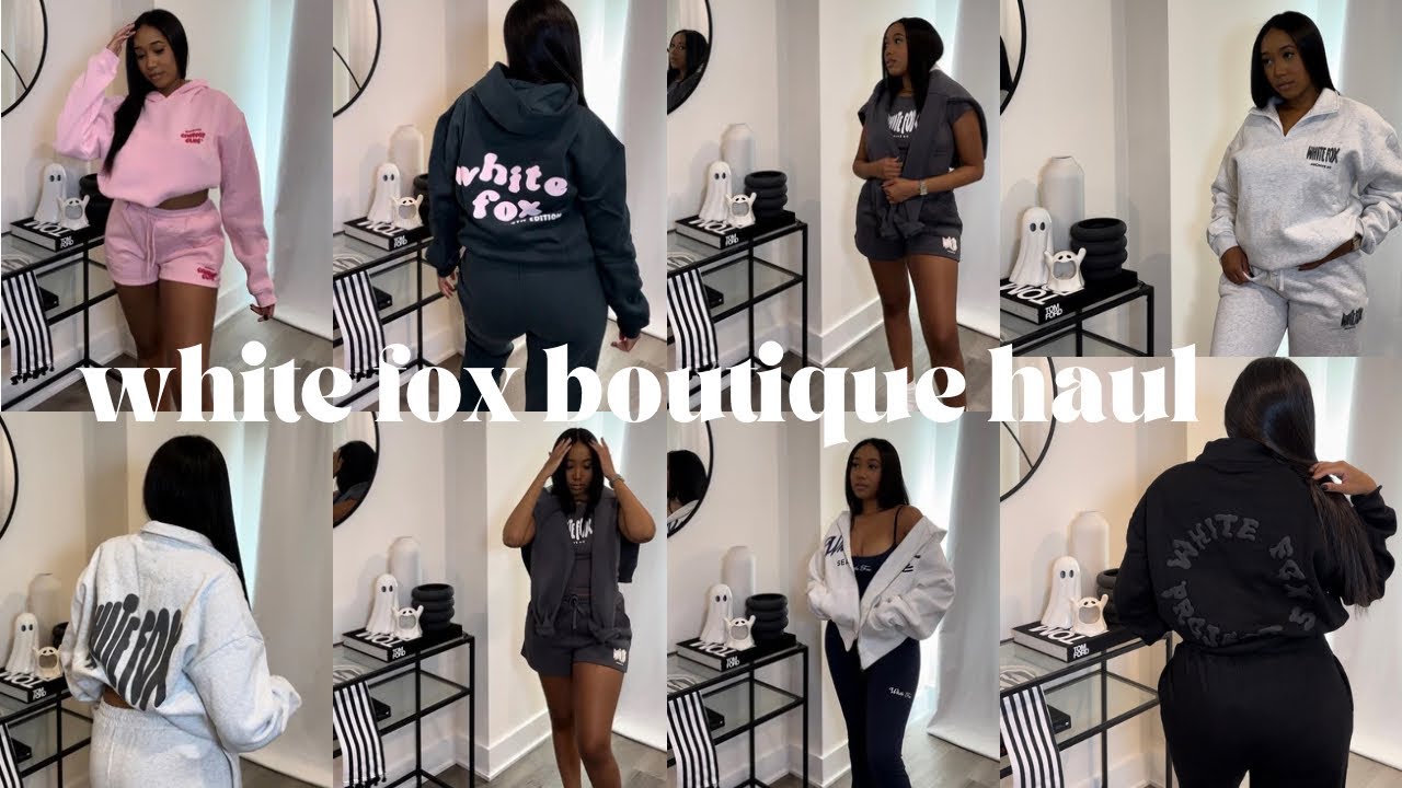 it's sweatsuit szn, let's get cozy! | white fox boutique try-on haul | sweatsuits + more!