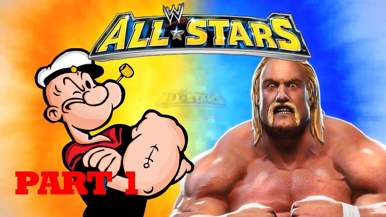 WWE All Stars Path Of Champions Tag Team with Popeye Part 1
