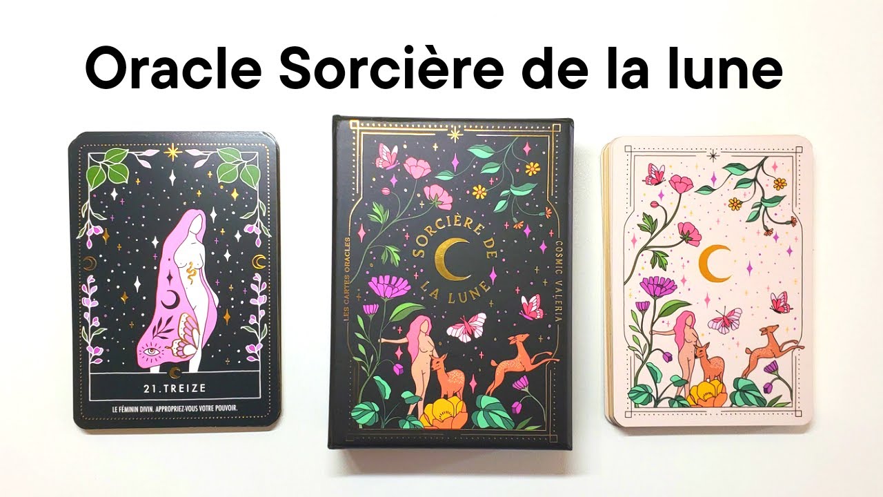 Oracle SORCIERE DE LA LUNE - MOON WITCH - de Valeria Cosmic - Edition française