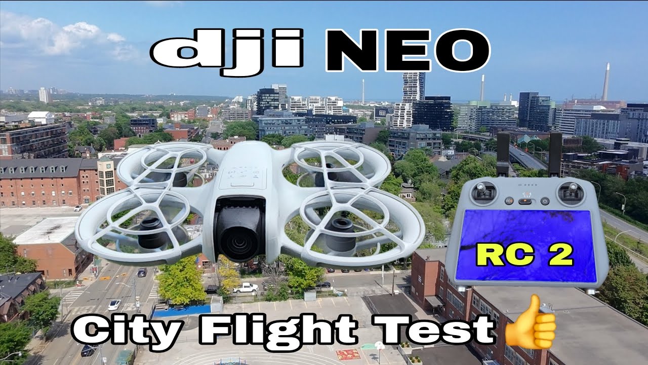 Dji NEO Drone - City Flight Test (Downtown) 4K Camera
