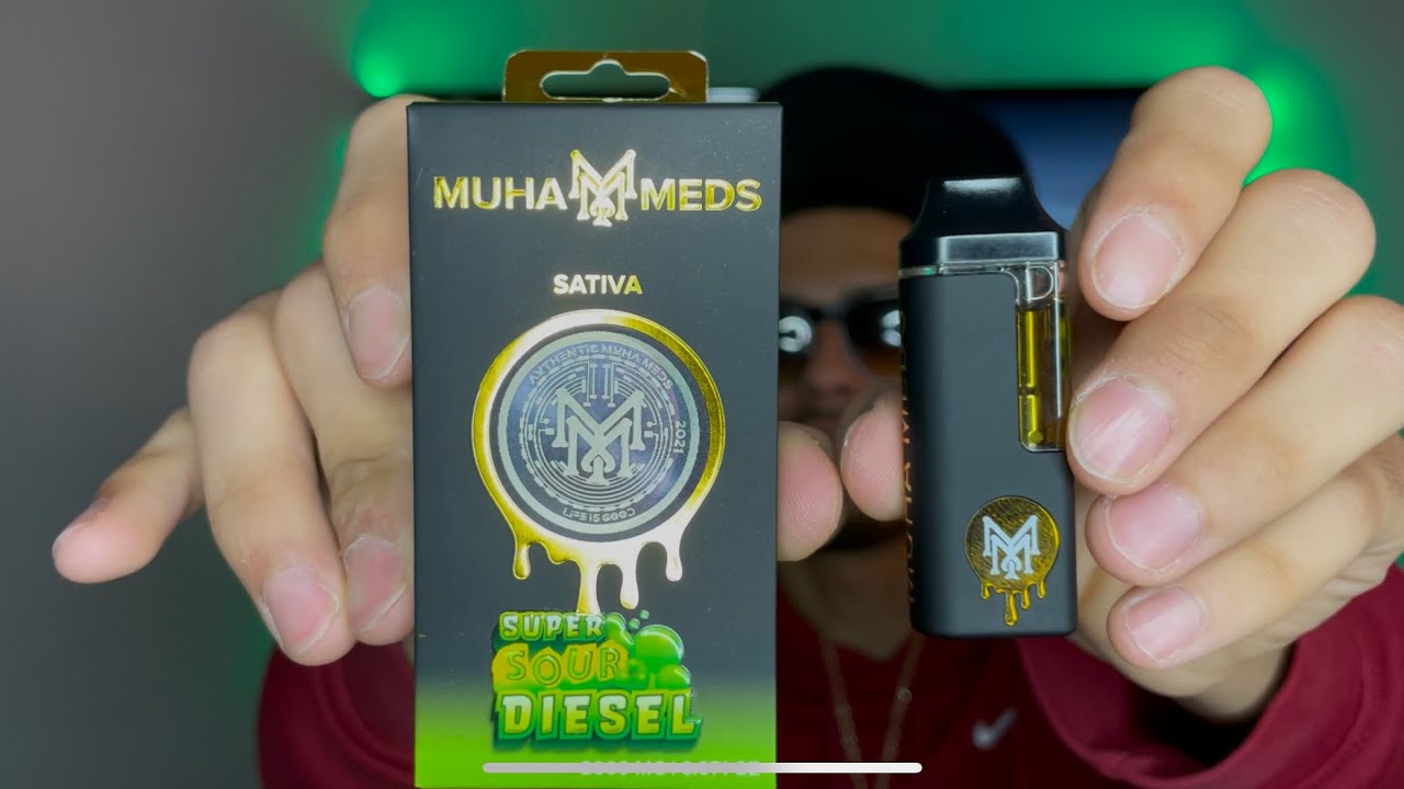 **NEWEST** Updated Muha Meds 2G Disposable Device/Review || Super Sour Diesel⛽️